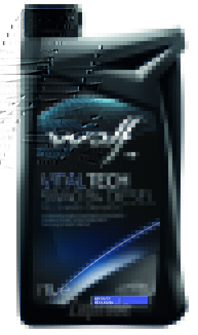 Купить моторное масло Wolf VITALTECH 5W40 B4 DIESEL Синтетическое | Артикул 8333903