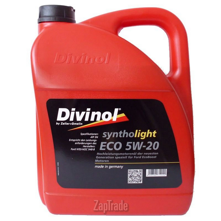 Купить моторное масло Divinol Syntholight Eco 5W20 Синтетическое | Артикул 49380-K007