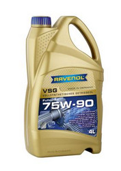 Трансмиссионные масла и жидкости ГУР: Ravenol VSG SAE75W-90 , Синтетическое | Артикул 4014835733992