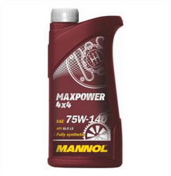 Трансмиссионные масла и жидкости ГУР: Mannol Син. трансм. масло 4х4 SynPower GL-5 75W/140 , Синтетическое | Артикул 4036021102009