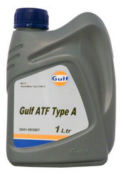Трансмиссионные масла и жидкости ГУР: Gulf ATF Type A , Минеральное | Артикул 8718279000158