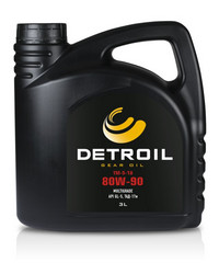 Трансмиссионные масла и жидкости ГУР: Detroil Трансмиссионное масло ТАД-17И 80W90, 3л МКПП, мосты, редукторы, Минеральное | Артикул 4660014060566