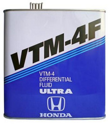 Трансмиссионные масла и жидкости ГУР: Honda VTM-4F Diferential Fluid Ultra , Синтетическое | Артикул 0826999903