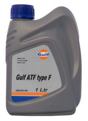 Трансмиссионные масла и жидкости ГУР: Gulf ATF Type F , Минеральное | Артикул 8717154950625