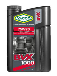 Трансмиссионные масла и жидкости ГУР: Yacco Трансмиссионное масло BVX 1000 МКПП, мосты, редукторы, Синтетическое | Артикул 340224