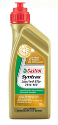 Трансмиссионные масла и жидкости ГУР: Castrol Трансмиссионное масло Syntrax Limited Slip 75W-140, 1 л МКПП, мосты, редукторы, Синтетическое | Артикул 1543CD