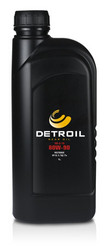 Трансмиссионные масла и жидкости ГУР: Detroil Трансмиссионное масло ТАД-17И 80W90, 1л МКПП, мосты, редукторы, Минеральное | Артикул 4660014060559