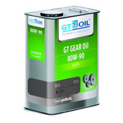 Трансмиссионные масла и жидкости ГУР: Gt oil Трансмиссионное масло GT GEAR Oil, 4л МКПП, мосты, редукторы, Полусинтетическое | Артикул 8809059407769