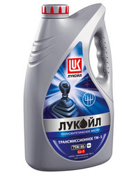 Трансмиссионные масла и жидкости ГУР: Lukoil Трансмиссионное масло 75W90 ТМ-5 GL-5, (4л) МКПП, мосты, редукторы, Полусинтетическое | Артикул 19545