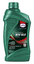 Трансмиссионные масла и жидкости ГУР: Eurol Жидкость для трансмиссий ATF III F, 1л АКПП, Минеральное | Артикул E1136591L