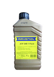 Трансмиссионные масла и жидкости ГУР: Ravenol Трансмиссионное масло ATF DW-1 Fluid (1 л) АКПП и ГУР, Синтетическое | Артикул 4014835742413