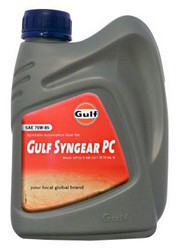 Трансмиссионные масла и жидкости ГУР: Gulf SYNGear PC 75W-85 , Синтетическое | Артикул 8718279026400