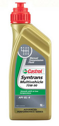 Трансмиссионные масла и жидкости ГУР: Castrol Трансмиссионное масло Syntrans Multivehicle 75W-90, 1 л МКПП, мосты, редукторы, Синтетическое | Артикул 1502EE