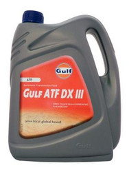 Трансмиссионные масла и жидкости ГУР: Gulf ATF DX III , Полусинтетическое | Артикул 8717154952490