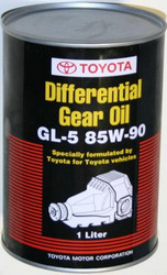 Трансмиссионные масла и жидкости ГУР: Toyota Diferential Gear Oil , Минеральное | Артикул 0888581016