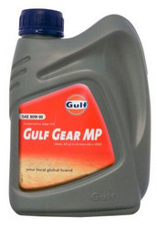 Трансмиссионные масла и жидкости ГУР: Gulf Gear MP 80W-90 , Минеральное | Артикул 8717154952339