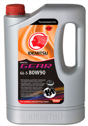 Трансмиссионные масла и жидкости ГУР: Idemitsu Трансмиссионное масло Gear Gl-5 80W90 4л МКПП, мосты, редукторы, Полусинтетическое | Артикул 303050427460E0020