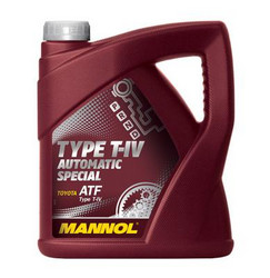 Трансмиссионные масла и жидкости ГУР: Mannol Трансм. масло AutoMatic Special ATF T-IV , Полусинтетическое | Артикул 4036021401089