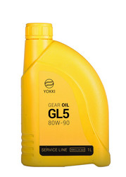 Трансмиссионные масла и жидкости ГУР: Yokki Gear Oil 80W90 GL-5 , Минеральное | Артикул YGO80W901